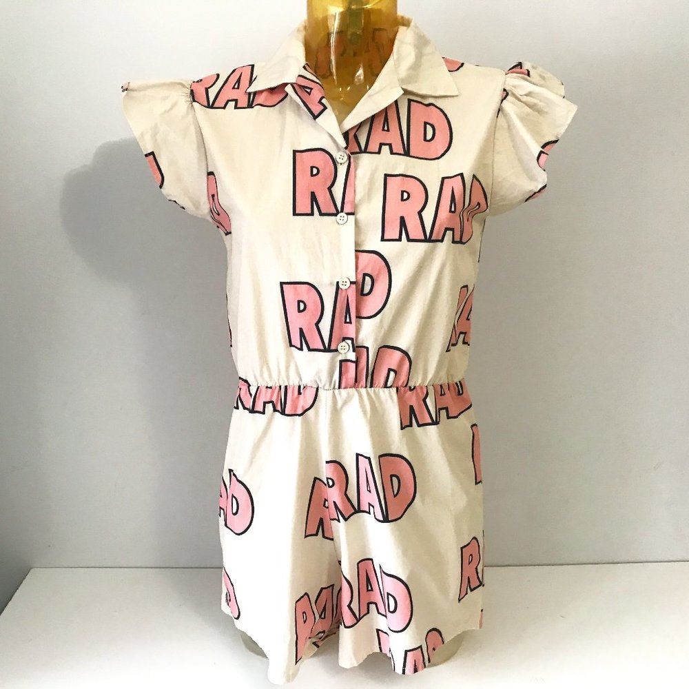 HUGO LOVES TIKI Women Youth RAD Romper Organic S